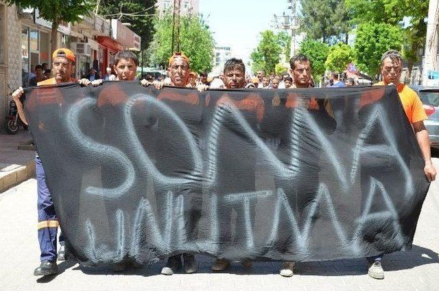 Viranşehir’de Soma Protestosu