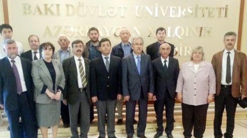 B&uuml; Rekt&ouml;r&uuml; Kaplan Azerbaycan&rsquo;da