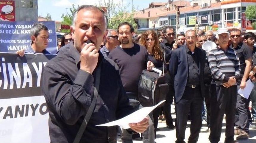 Soma Faciası Erzincan&rsquo;da Protesto Edildi