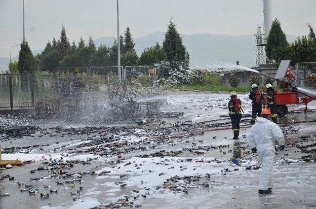 İzaydaş'ta Yangın Paniği