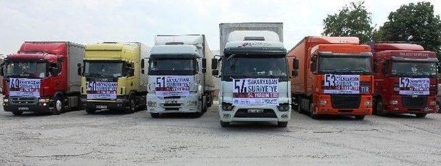 Yardım Tır ları Suriye’ye Dualarla Gönderildi 1
