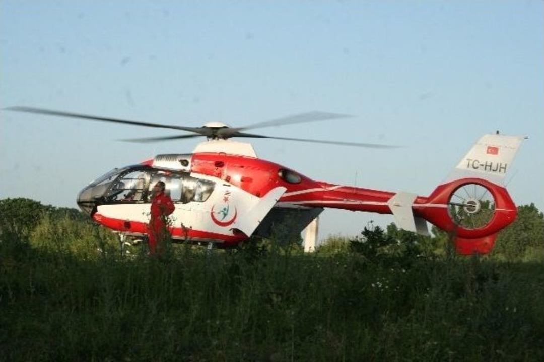 Hava Ambulansı 3 Yaşındaki &Ccedil;ocuk İ&ccedil;in Havalandı
