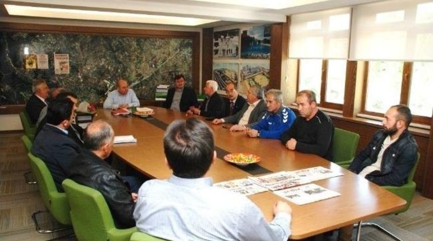 K&uuml;tahya Askf Başkanı Cengiz Başkan Saraoğlu&rsquo;nu Ziyaret Etti