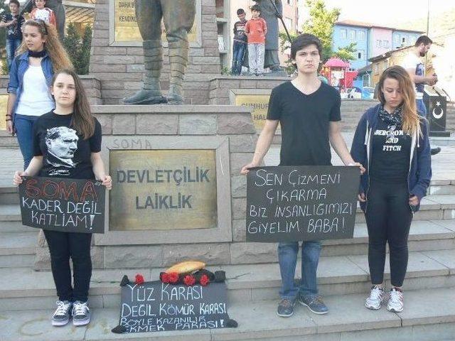 Boz&uuml;y&uuml;k te Soma Eylemi 1