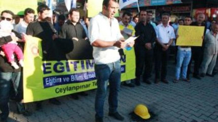 Ceylanpınar&rsquo;da Soma İ&ccedil;in Basın A&ccedil;ıklaması Yapıldı