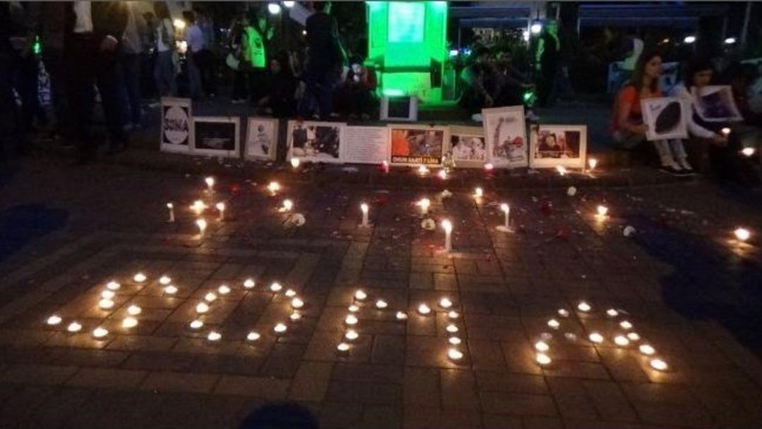 (&ouml;zel Haber) &Ouml;ğrencilerden Soma İ&ccedil;in Sessiz Eylem