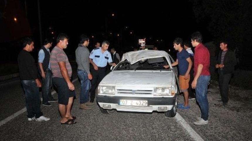 Kazada Hurdaya D&ouml;nen Ara&ccedil;tan Burunları Bile Kanamadan &Ccedil;ıktılar