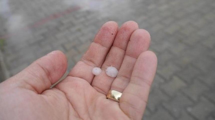 Edirne'ye Dolu Şoku