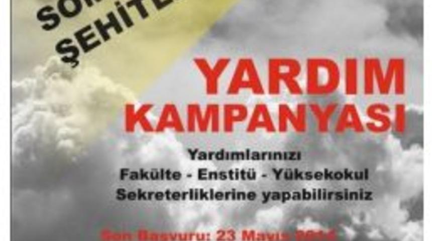 Bilecik Şeyh Edebali &Uuml;niversitesi Soma İ&ccedil;in Yardım Kampanyası Başlattı