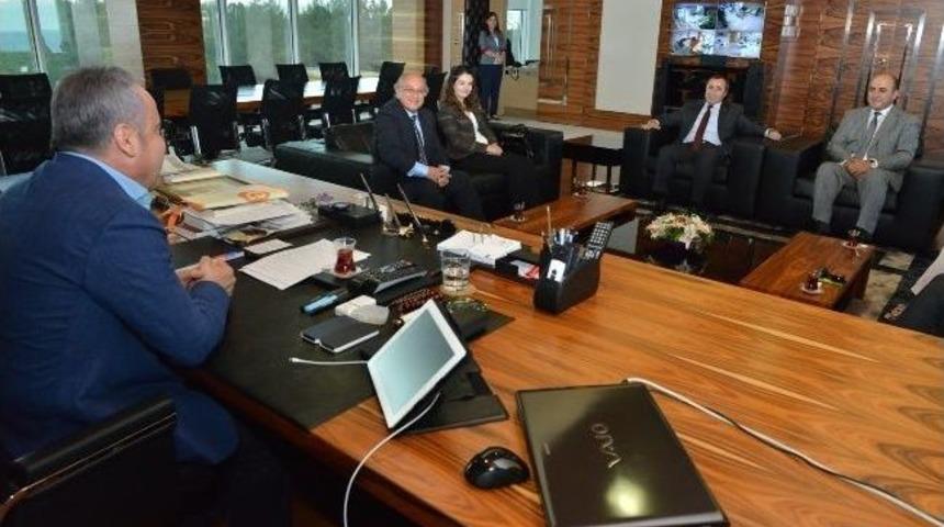 İl Emniyet M&uuml;d&uuml;r&uuml; Tonbul Başkan B&ouml;cek&rsquo;i Ziyaret Etti