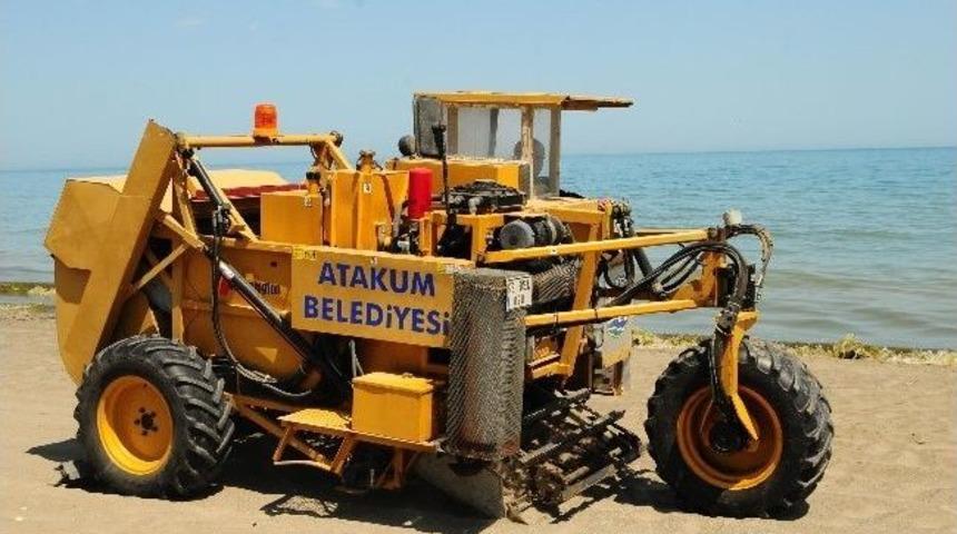 Atakum&rsquo;da Sahil Temizliği Başladı