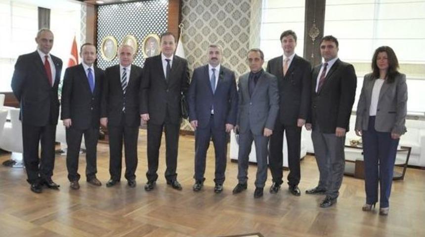 Başkan Baran&rsquo;a Hayırlı Olsun Ziyaretleri S&uuml;r&uuml;yor