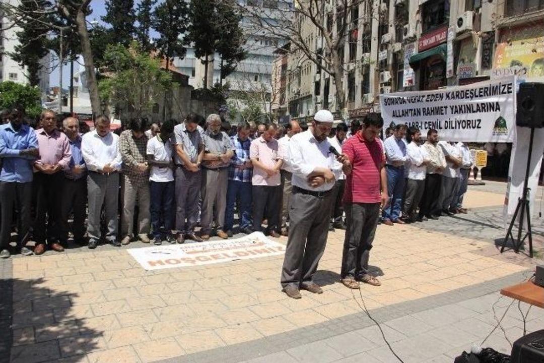 Adana'da Madenciler İ&ccedil;in Gıyabi Cenaze Namazı Kılındı