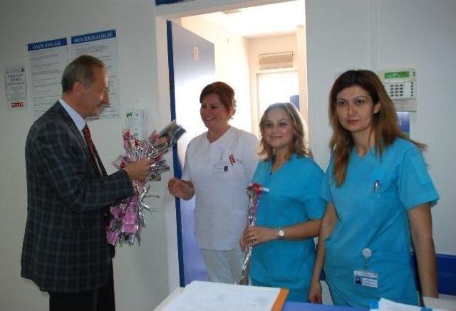 Başkan Atabay, Hemşireleri Unutmadı 1