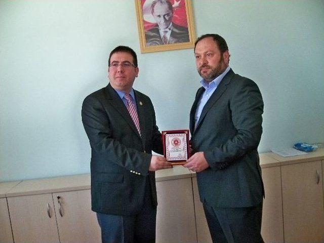 Malkara Başsavcısı Can Tuncay&rsquo;dan Plaket Jesti 2