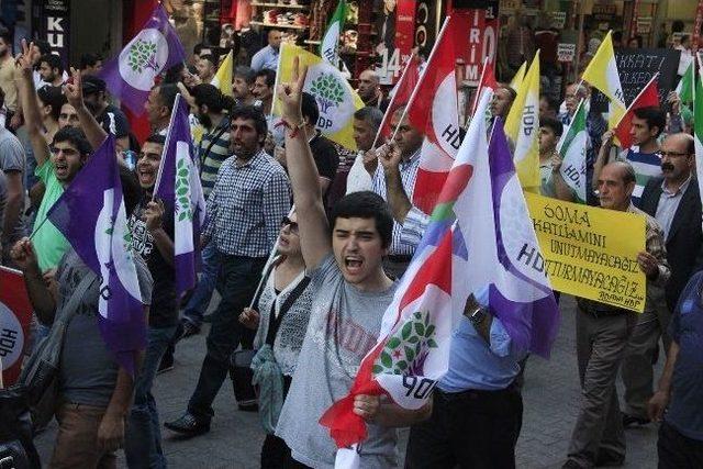 Hdp'den Soma'da Ölen İşçiler İçin Yürüyüş