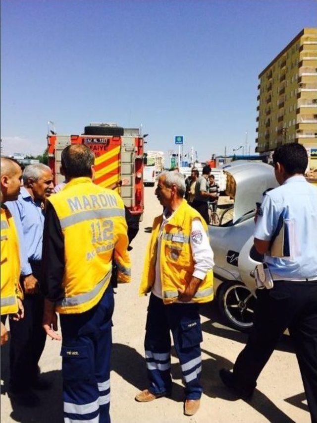 Kızıltepe de Trafik Kazasında Bir Kişi Ağır Yaralandı 2