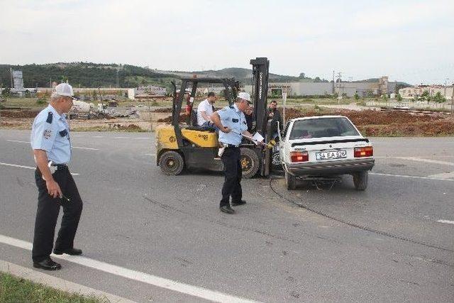 Sakarya da Trafik Kazası: 2 Yaralı 1
