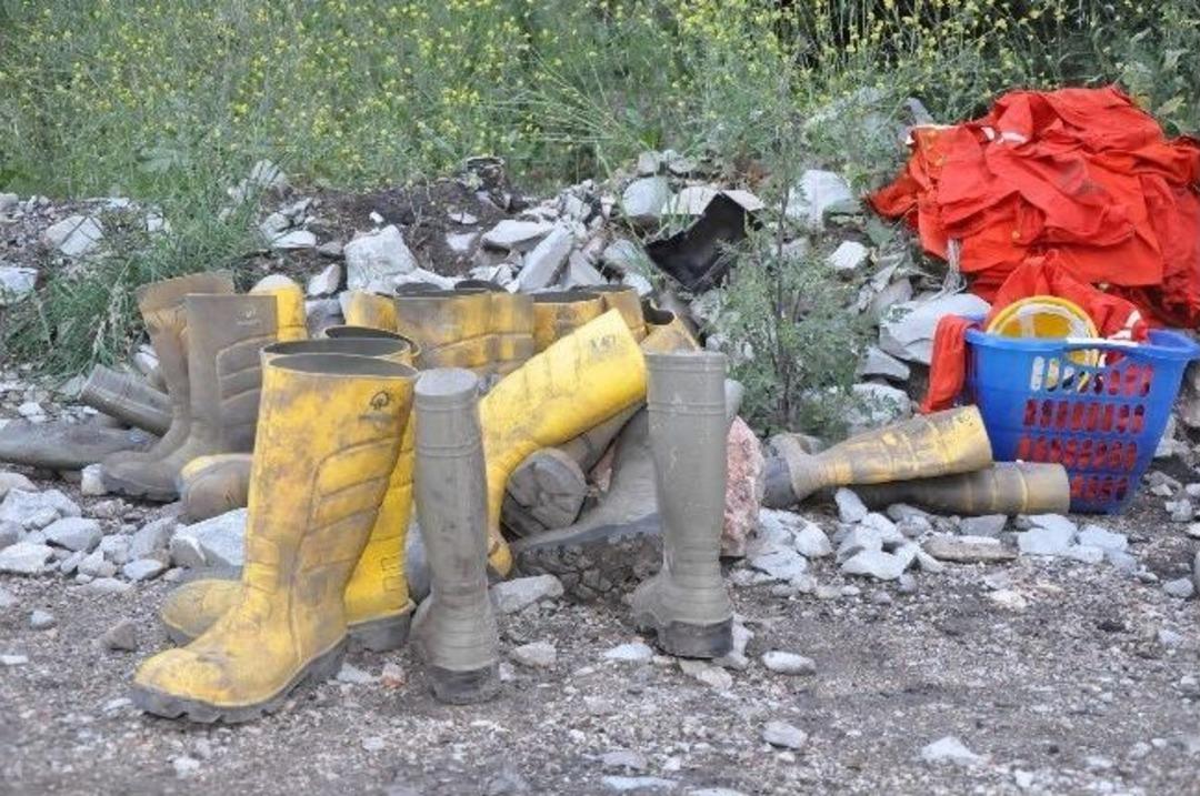 Maden İş&ccedil;ilerinden Geriye &Ccedil;izmeleri Kaldı