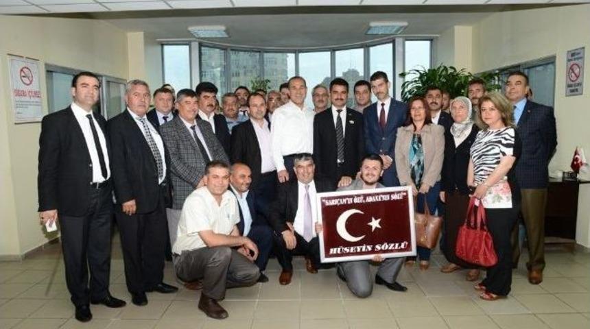 Mhp Sarı&ccedil;am İl&ccedil;e Teşkilatı'ndan S&ouml;zl&uuml;'ye Ziyaret