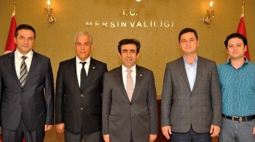 Vali G&uuml;zeloğlu Ziyaret&ccedil;ileri Kabul Etti