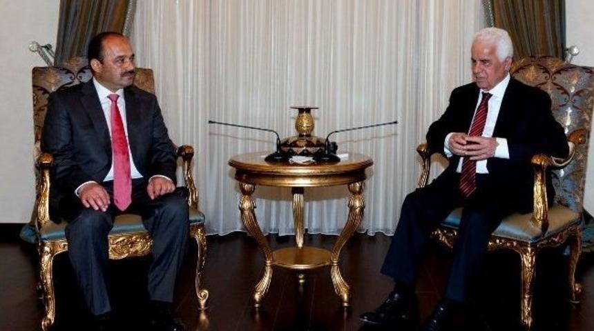 Rekt&ouml;r Aydın, Kktc Cumhurbaşkanı Eroğlu&rsquo;nu Ziyaret Etti