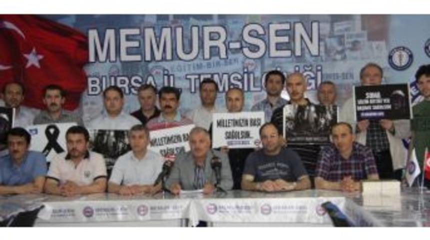 Memur-sen Bursa İl Temsilciliği, Maden Faciasındaki Sorumluların Cezalandırılmasını İstedi