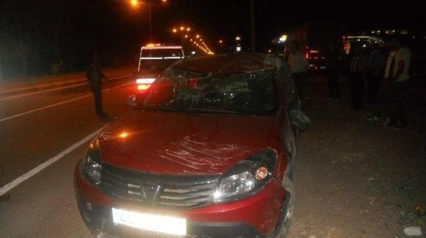 Adıyaman'da Otomobil Takla Attı: 1 Hafif Yaralı