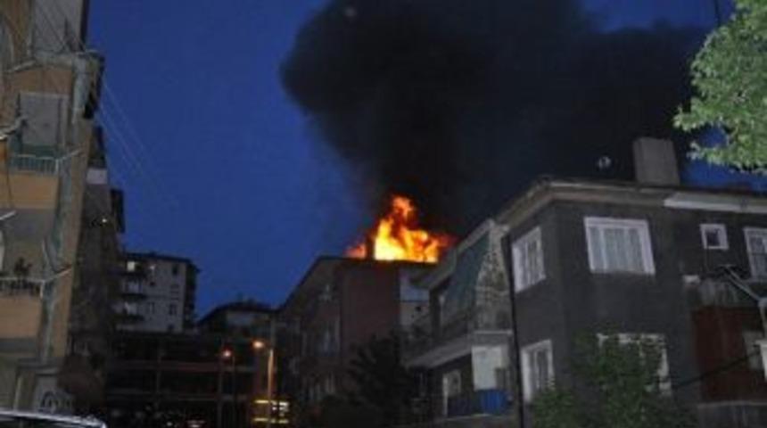 Kırıkkale'de Yangını