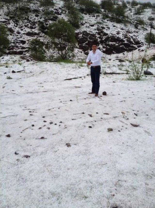 &Ccedil;orum&rsquo;da Şiddetli Yağmur Ve Dolu Yağışı Hayatı Fel&ccedil; Etti 2