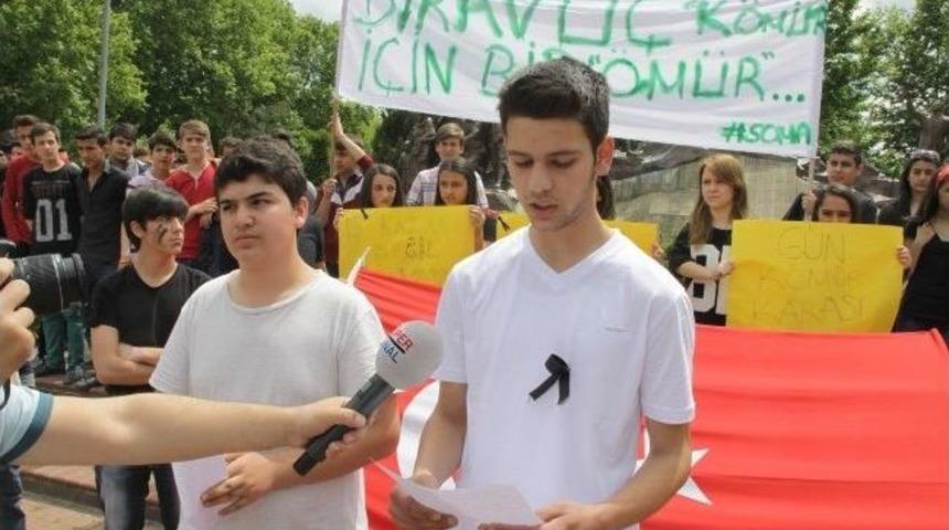 İneg&ouml;l&rsquo;de Soma İ&ccedil;in Basın A&ccedil;ıklaması