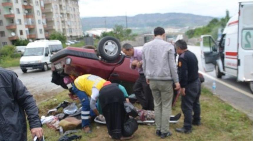 Tosya&rsquo;da Trafik Kazası: 4 Yaralı