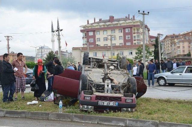 Tosya’da Trafik Kazası: 4 Yaralı