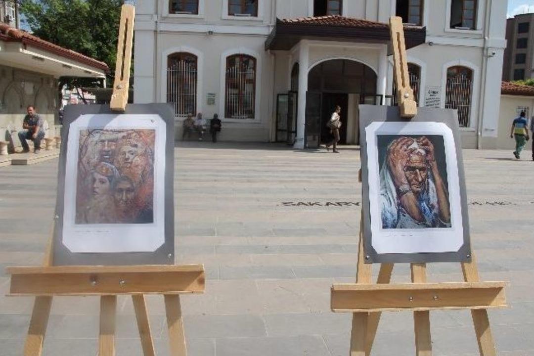 Kırım T&uuml;rklerinin S&uuml;r&uuml;lmesinin 70&rsquo;inci Yılında Resim Sergisi A&ccedil;ıldı