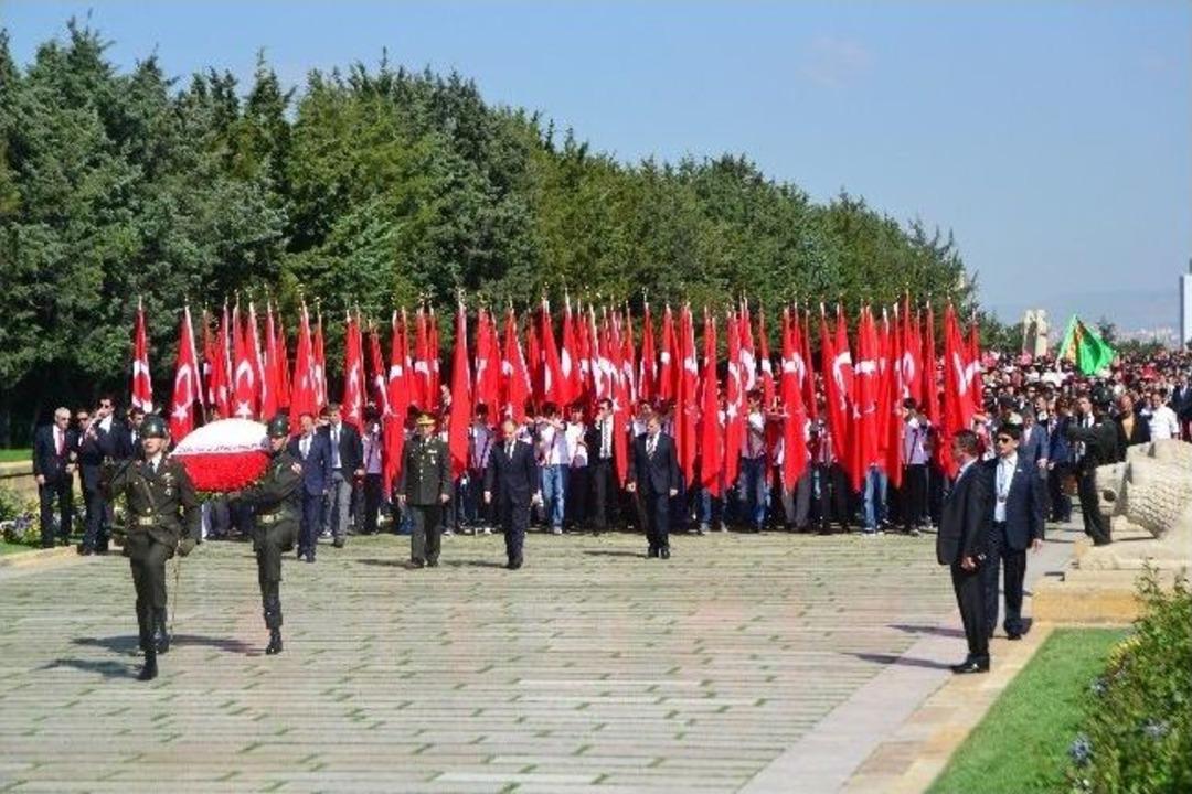 Anıtkabir&rsquo;de Buruk 19 Mayıs T&ouml;reni