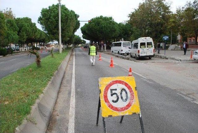 Lapseki de Yol &Ccedil;alışmaları Başlıyor 2