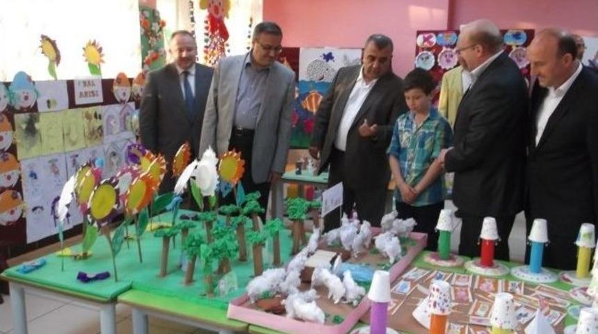 Vali Su Saray Okulu Sanat Sergisini Gezdi