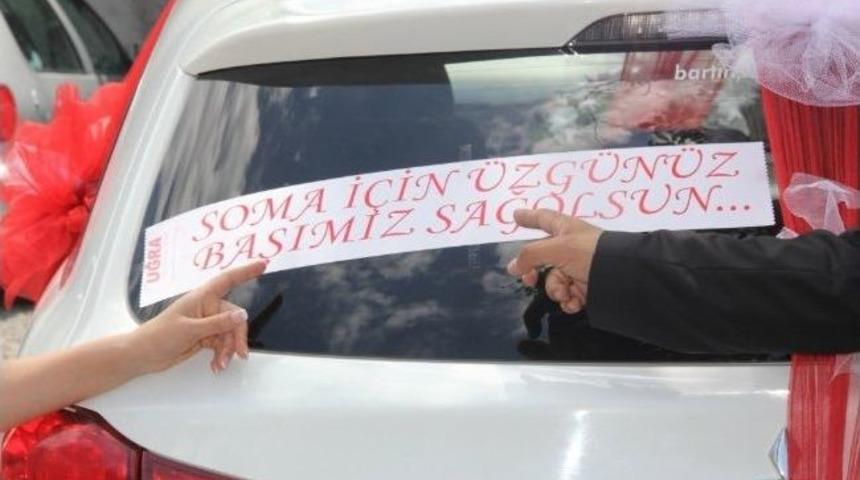 (&ouml;zel Haber) Gelin Arabasında Buruk Sevin&ccedil;