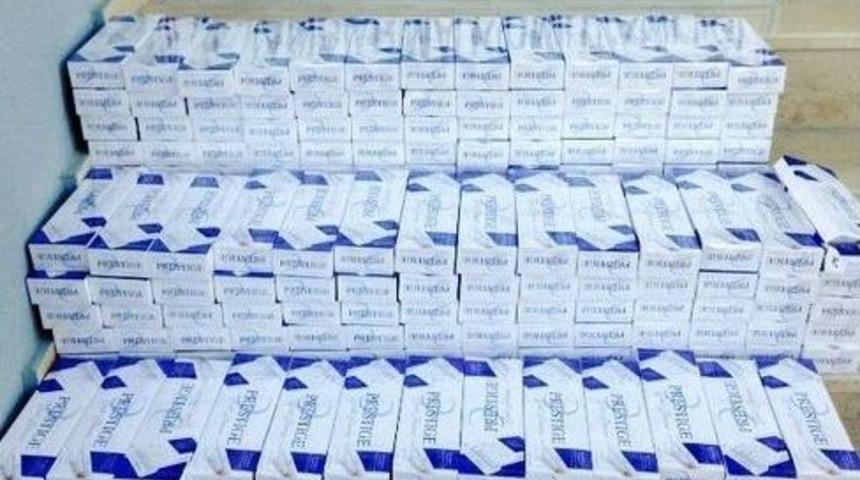 G&uuml;r&uuml;n&rsquo;de 2 Bin Paket Ka&ccedil;ak Sigara Ele Ge&ccedil;irildi