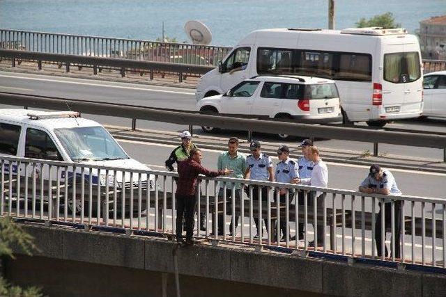Ortak&ouml;y Viyad&uuml;ğ&uuml; &Uuml;zerinde İntihar Girişimi 1