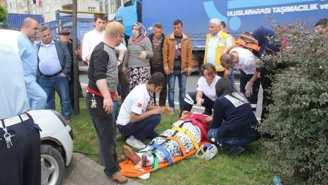 Ordu'da Trafik Kazası: 1 Yaralı