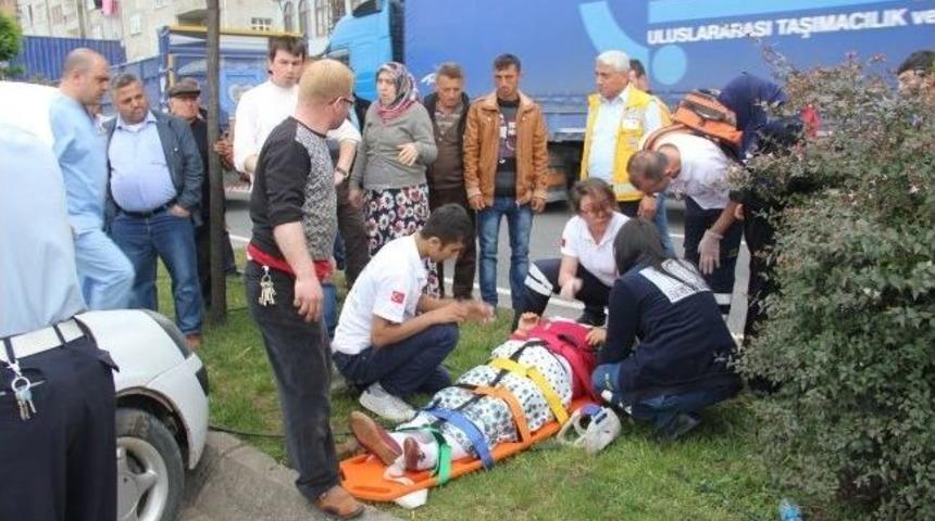 Ordu'da Trafik Kazası: 1 Yaralı