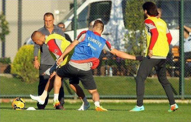 A Milli Futbol Takımı, Avrupa Ve Abd Kampı Öncesi Hazırlıklarını Sürdürdü