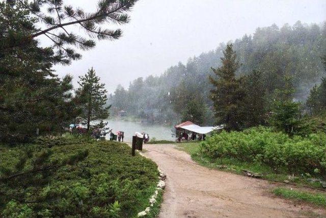 Gümüşhane’nin Yüksekleri Beyaza Büründü