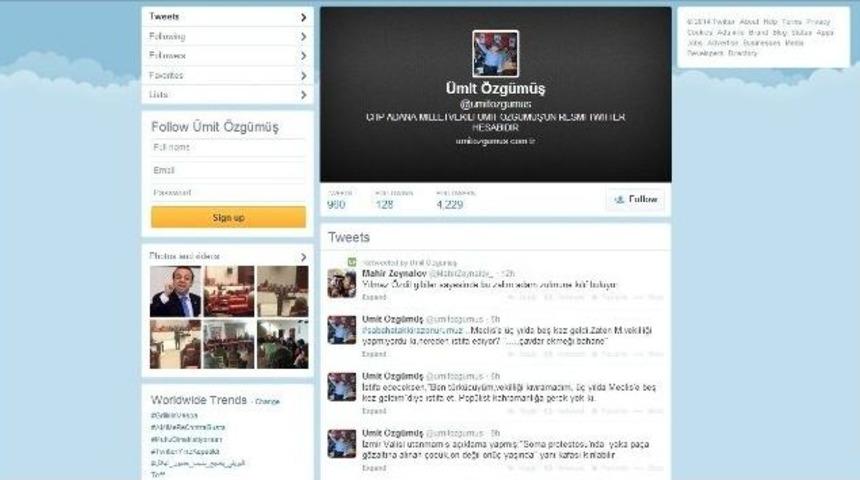 Chp Adana Milletvekili &Ouml;zg&uuml;m&uuml;ş'ten, Akkiraz'a Sert Tepki