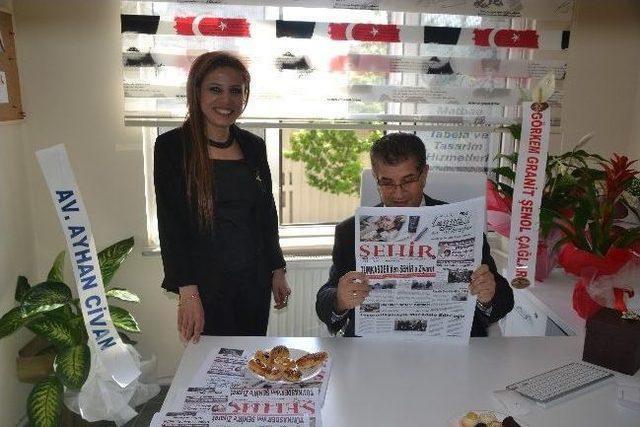 Şehir Trakya Gazetesi Çorlu'da Açıldı