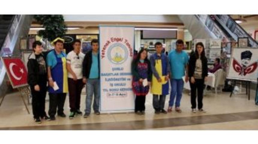 Engelli &Ouml;ğrenciler Okulda Yaptıkları Eserleri Sergileyecek