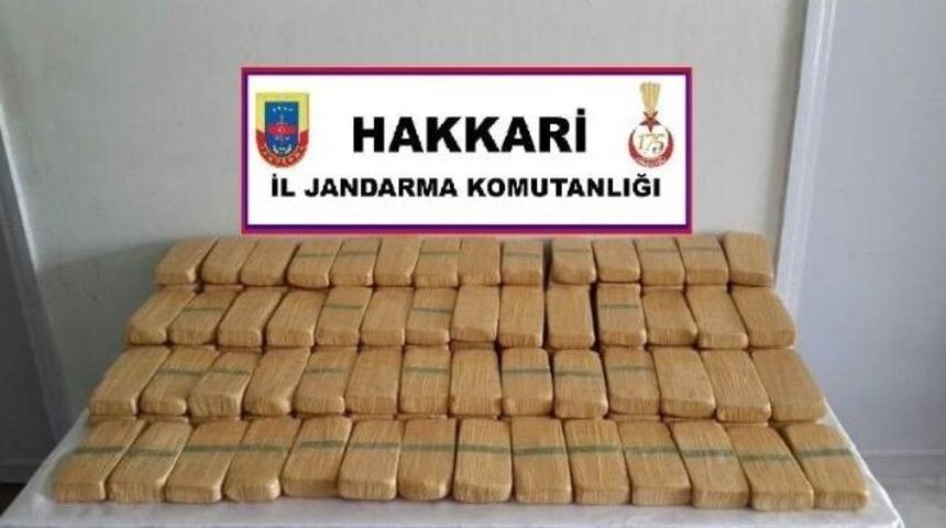 Hakkari&rsquo;de Uyuşturucu Operasyonu