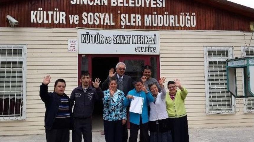 Sincan Belediyesi Engellilerin Yanında Olmaya Devam Ediyor