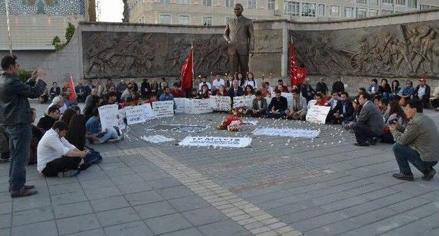 Chp İl Teşkilatından Soma’da Hayatını Kaybedenler İçin Oturma Eylemi